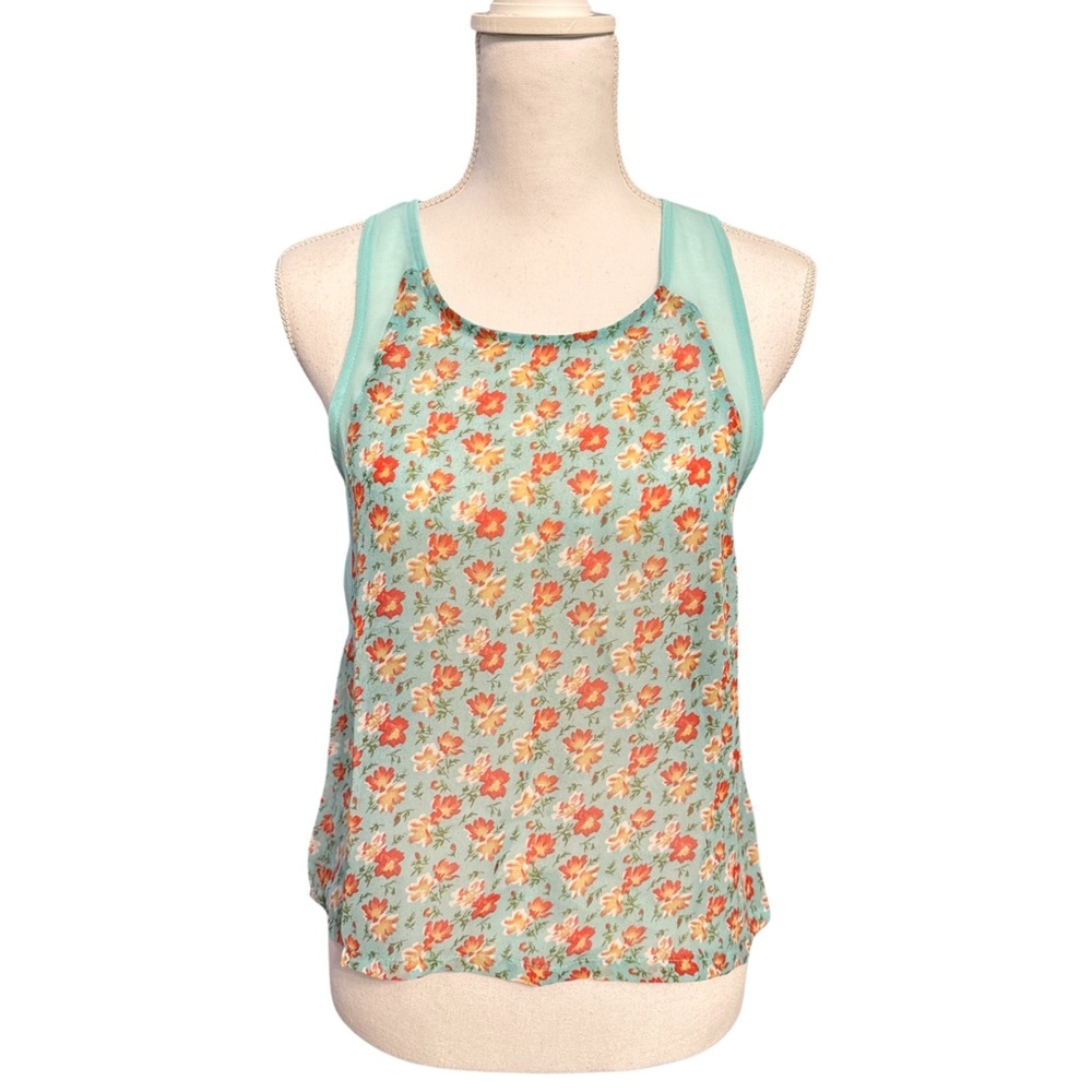 Like New Sheer Floral Blouse S